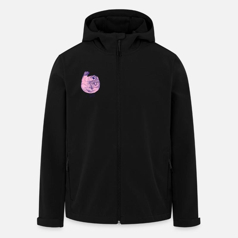 KÄTZCHEN-COCKTAIL - Recycelte Männer Softshell-Jacke von Stanley/Stella - Schwarz