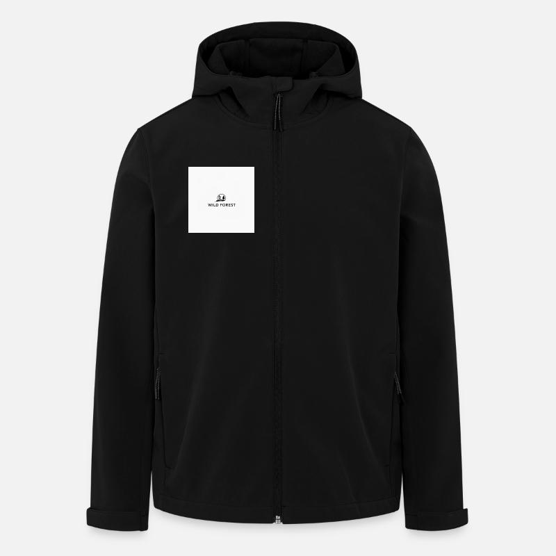 Wilder Wald - Recycelte Männer Softshell-Jacke von Stanley/Stella - Schwarz