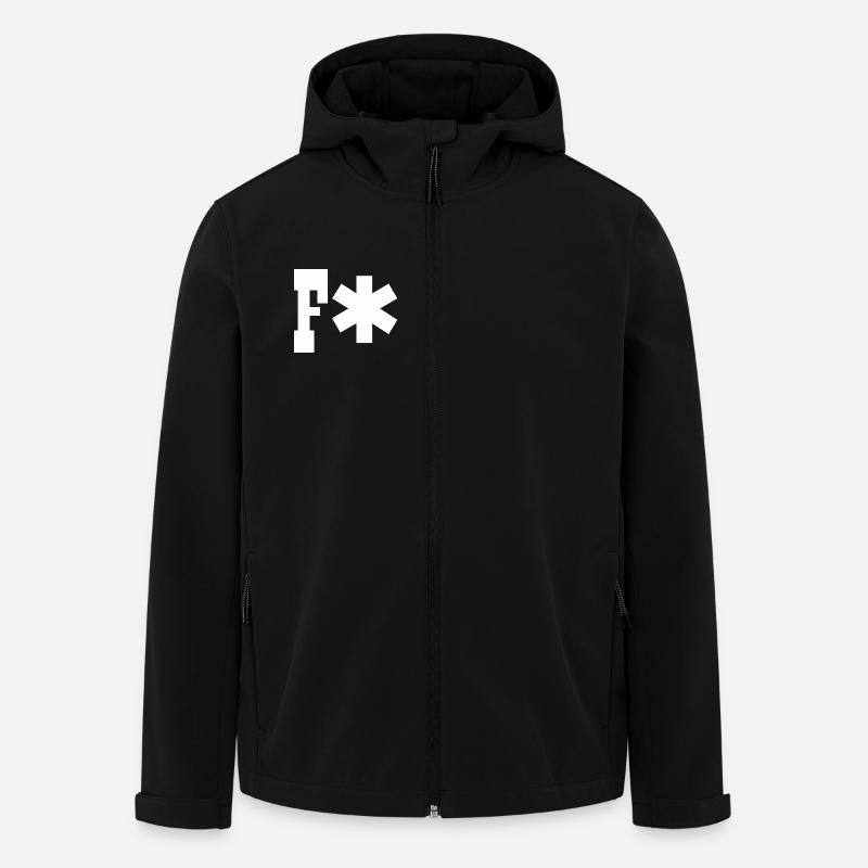 F* - Men’s Recycled Softshell Jacket by Stanley/Stella - black