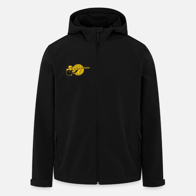 LOGO STR - Veste softshell homme en polyester recyclé Stanley/Stella - noir