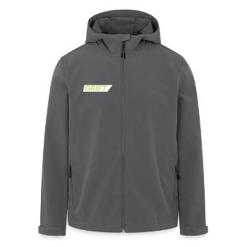 Vert dérive - Veste softshell homme en polyester recyclé Stanley/Stella - noir - Devant - AI Model Male 185 light (185cm)