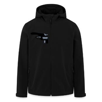 Revolver - Recycelte Männer Softshell-Jacke von Stanley/Stella - Schwarz - Vorne - AI Model Male 185 light (185cm)