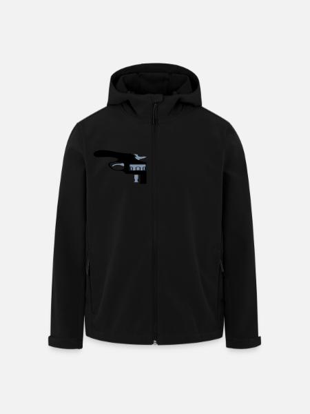Revolver - Recycelte Männer Softshell-Jacke von Stanley/Stella - Schwarz