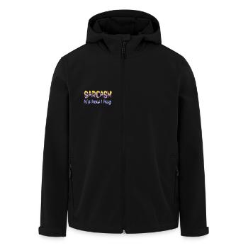 Sarkasmus Es ist, wie ich umarme lustige sarkastische coole Sprüche - Recycelte Männer Softshell-Jacke von Stanley/Stella - Schwarz - Vorne - AI Model Male 185 light (185cm)