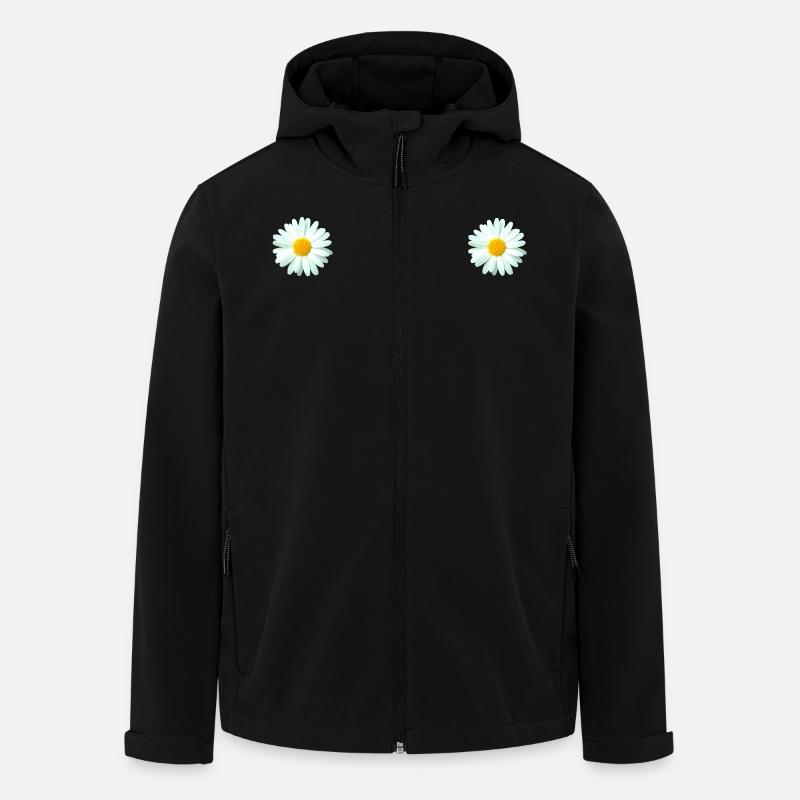 Margerite - Recycelte Männer Softshell-Jacke von Stanley/Stella - Schwarz