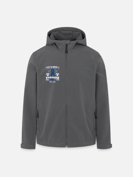This Is What A Survivor Looks Like Colon Cancer - Men’s Recycled Softshell Jacket by Stanley/Stella - black