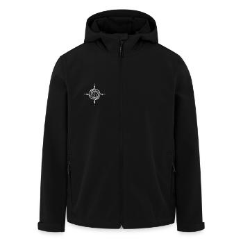 Schlangen in Form einer Spirale - Recycelte Männer Softshell-Jacke von Stanley/Stella - Schwarz - Vorne - AI Model Male 185 light (185cm)