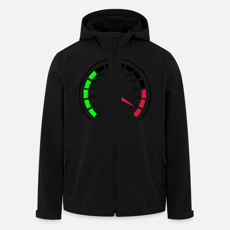 Tacho - Recycelte Männer Softshell-Jacke von Stanley/Stella - Schwarz