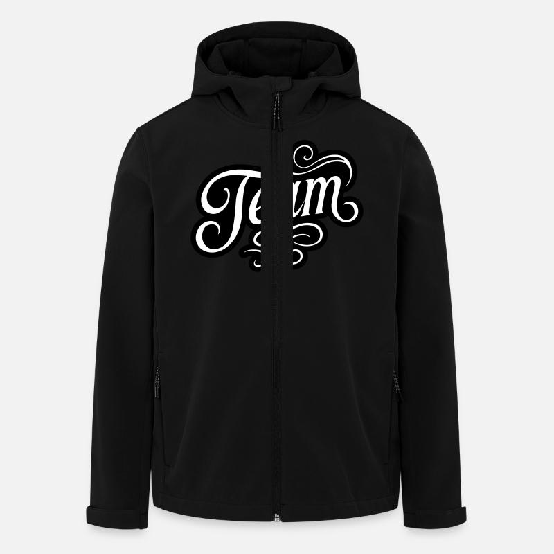 Équipe - Veste softshell homme en polyester recyclé Stanley/Stella - noir