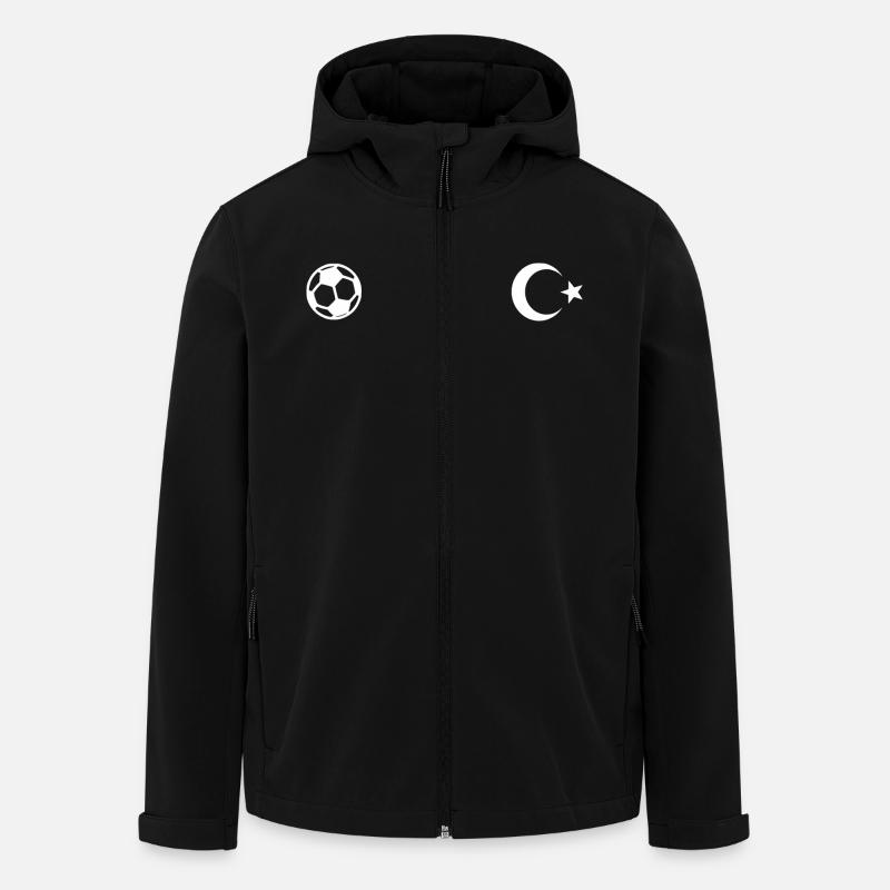 Turquie - Veste softshell homme en polyester recyclé Stanley/Stella - noir