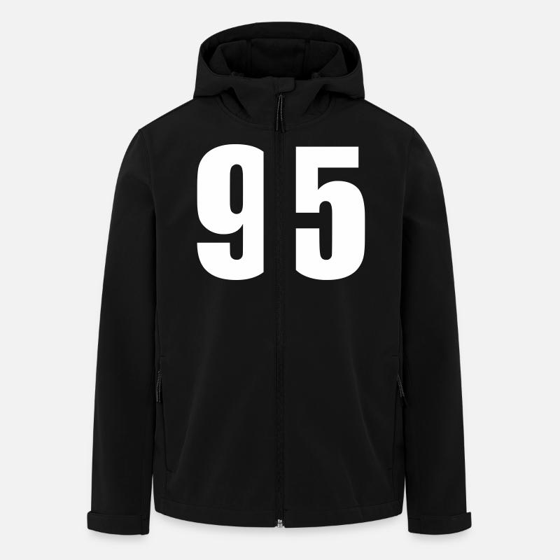 95 - Recycelte Männer Softshell-Jacke von Stanley/Stella - Schwarz