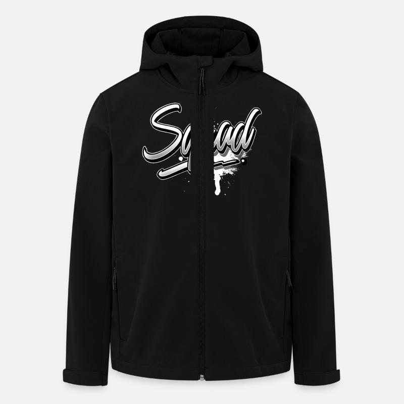 Escouade - Veste softshell homme en polyester recyclé Stanley/Stella - noir