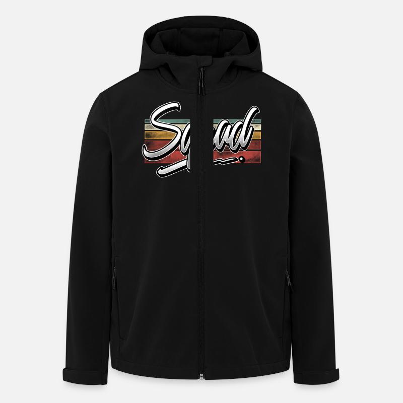 Escouade - Veste softshell homme en polyester recyclé Stanley/Stella - noir