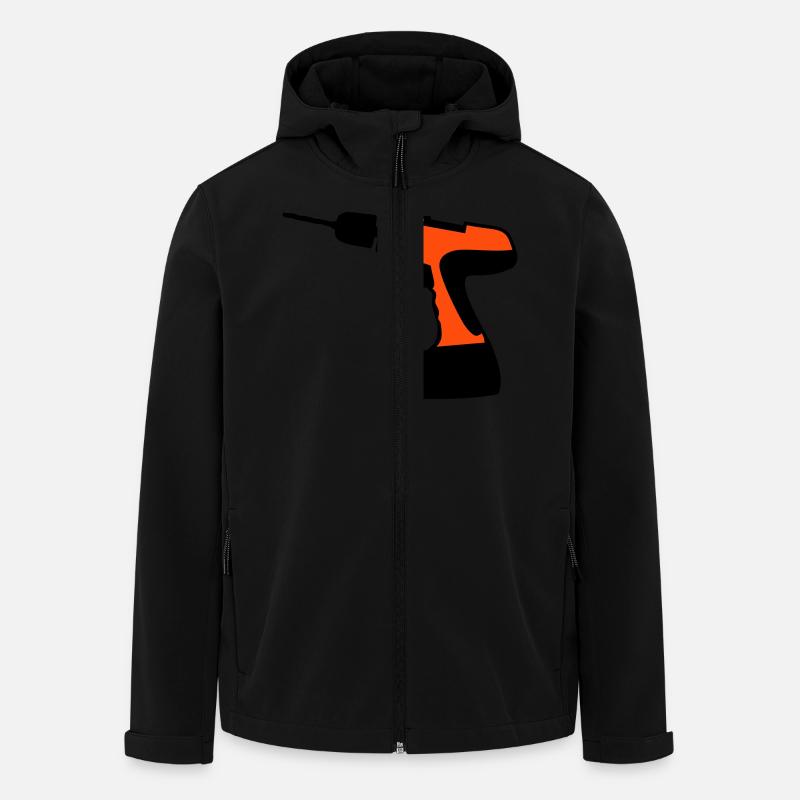 tool - Men’s Recycled Softshell Jacket by Stanley/Stella - black