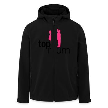 Top Mum - mothers day, muttertag - Recycelte Männer Softshell-Jacke von Stanley/Stella - Schwarz - Vorne - AI Model Male 185 light (185cm)