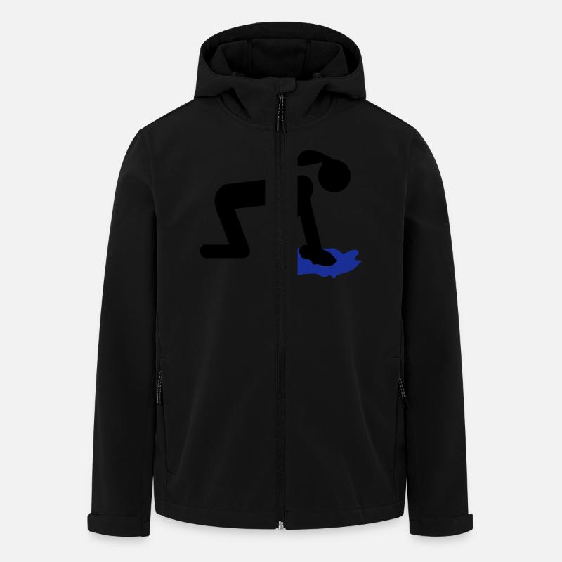 femme de ménage - Veste softshell homme en polyester recyclé Stanley/Stella - noir