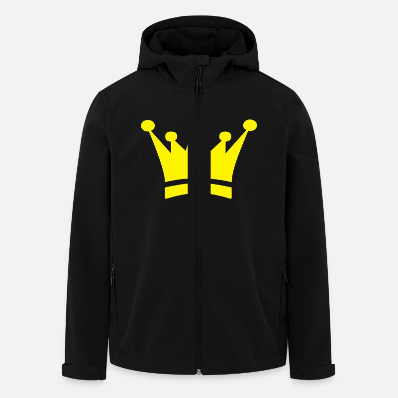 Couronne (V) - Men’s Recycled Softshell Jacket by Stanley/Stella - black