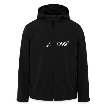 Hip Hop - Veste softshell homme en polyester recyclé Stanley/Stella - noir - Devant - AI Model Male 185 light (185cm)