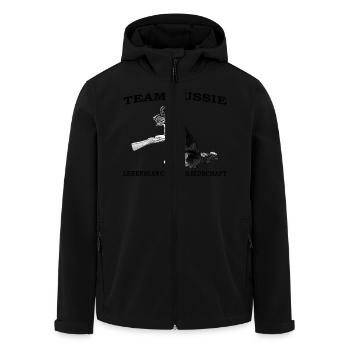 Aussie Team11SW - Recycelte Männer Softshell-Jacke von Stanley/Stella - Schwarz - Vorne - AI Model Male 185 light (185cm)