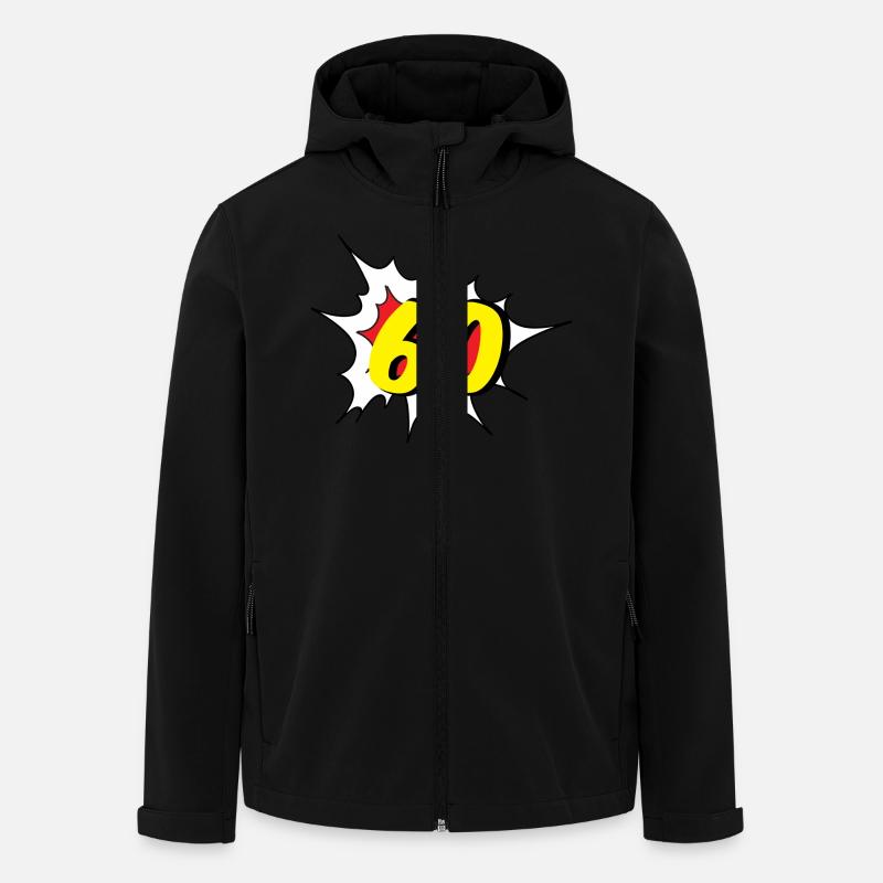 60th birthday: 60 - Men’s Recycled Softshell Jacket by Stanley/Stella - black