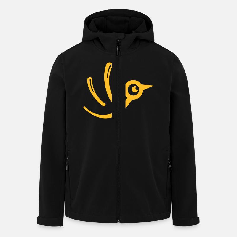 Little Bird - Men’s Recycled Softshell Jacket by Stanley/Stella - black