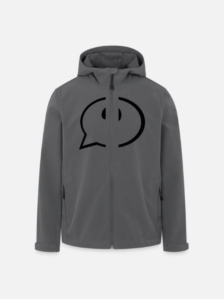 Speech bubble question - Men’s Recycled Softshell Jacket by Stanley/Stella - black