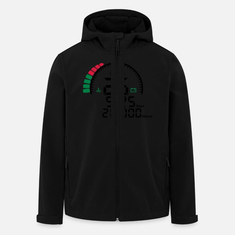 Jahre 25 Jahre Jubiläum Meter - Recycelte Männer Softshell-Jacke von Stanley/Stella - Schwarz