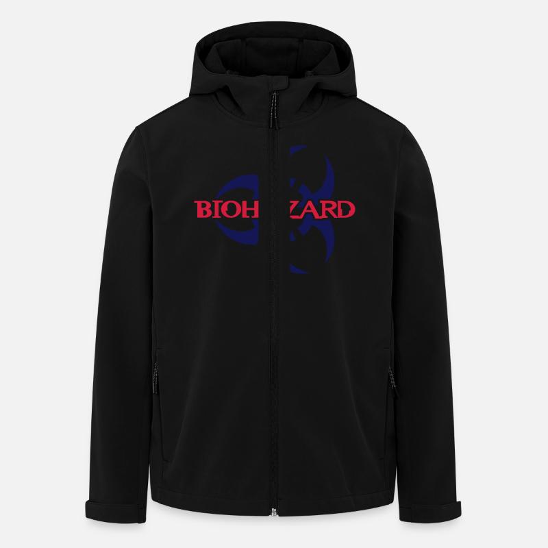 Biohazard__V006 - Recycelte Männer Softshell-Jacke von Stanley/Stella - Schwarz