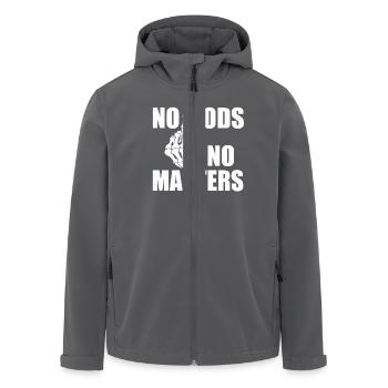 no-gods-w - Recycelte Männer Softshell-Jacke von Stanley/Stella - Schwarz - Vorne - AI Model Male 185 light (185cm)