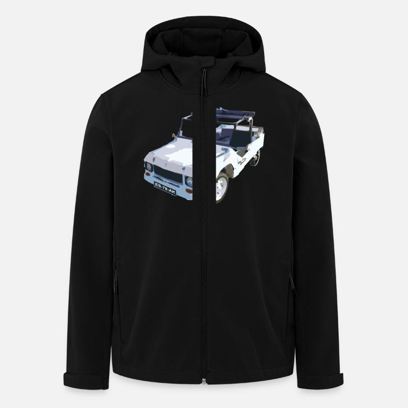 Mehari - Veste softshell homme en polyester recyclé Stanley/Stella - noir