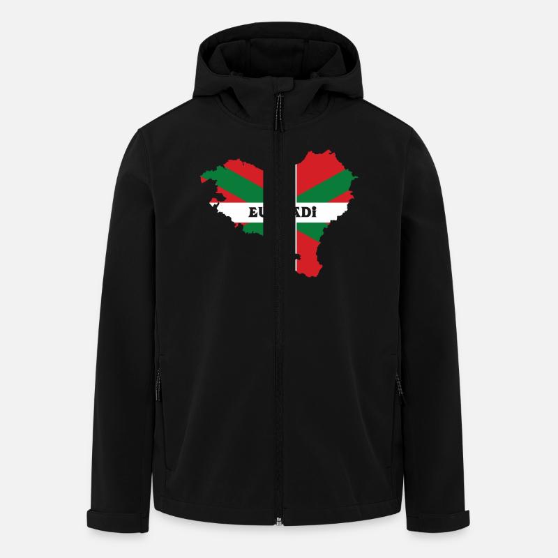 euskal herria - Men’s Recycled Softshell Jacket by Stanley/Stella - black