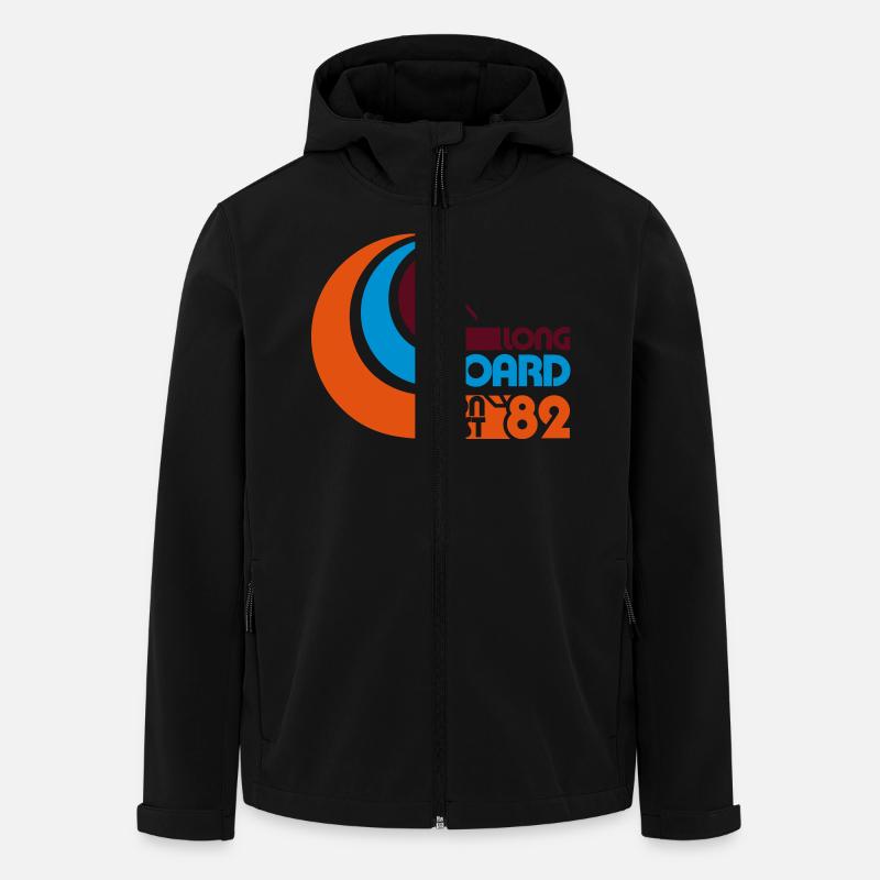surfing longboard contest - Men’s Recycled Softshell Jacket by Stanley/Stella - black