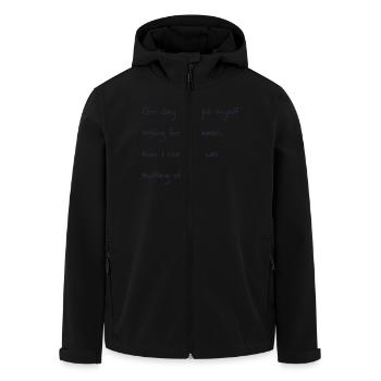 citations d'amour De - Veste softshell homme en polyester recyclé Stanley/Stella - noir - Devant - AI Model Male 185 light (185cm)