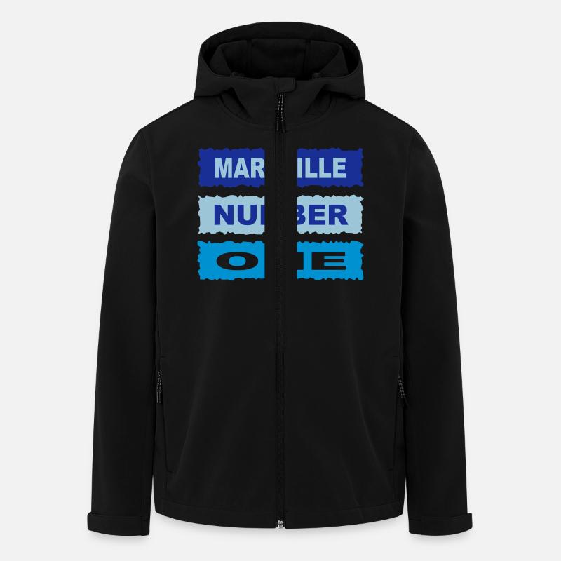 Marseille - Recycelte Männer Softshell-Jacke von Stanley/Stella - Schwarz