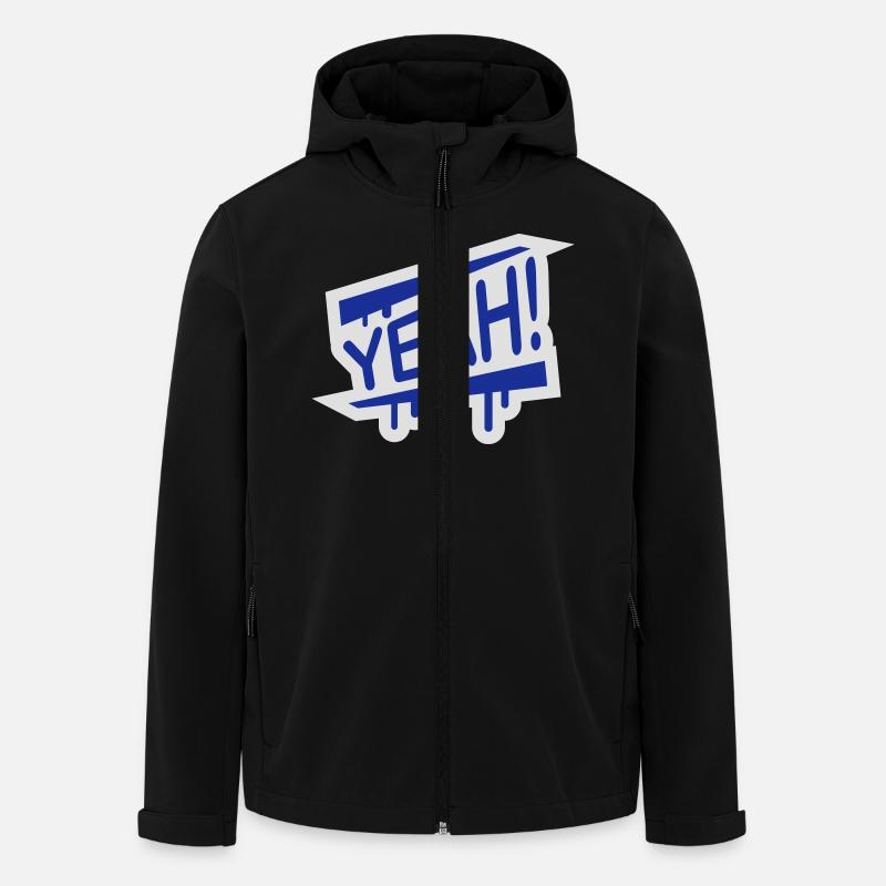 yeah_1f2 - Veste softshell homme en polyester recyclé Stanley/Stella - noir