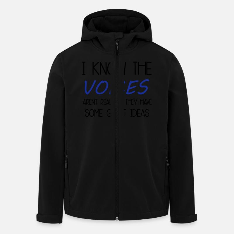 Voices - Recycelte Männer Softshell-Jacke von Stanley/Stella - Schwarz