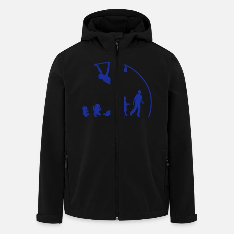 Evolution pole vault perch - Men’s Recycled Softshell Jacket by Stanley/Stella - black