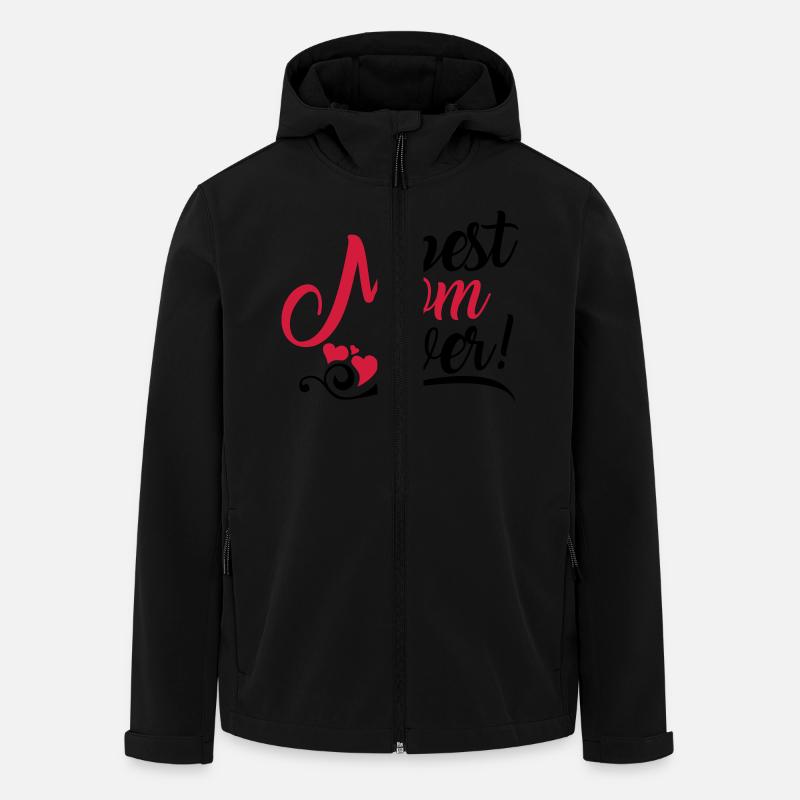 Best Mom ever! - Recycelte Männer Softshell-Jacke von Stanley/Stella - Schwarz