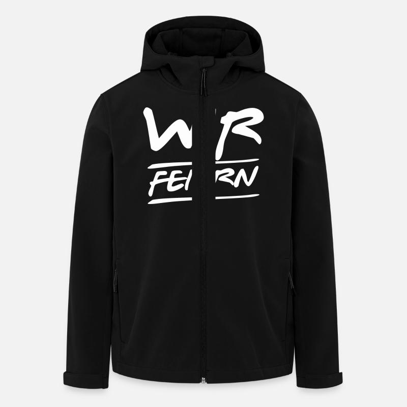 ich heirate - wir feiern - Recycelte Männer Softshell-Jacke von Stanley/Stella - Schwarz