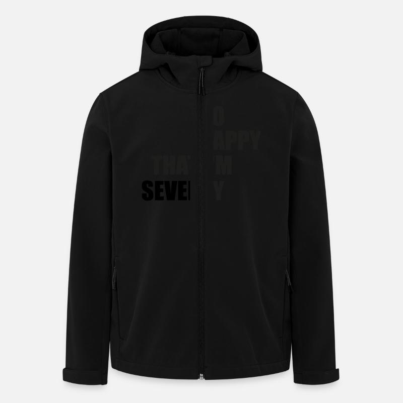 70e anniversaire - Veste softshell homme en polyester recyclé Stanley/Stella - noir