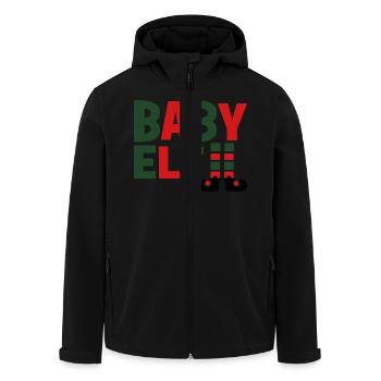 Baby Elf - Recycelte Männer Softshell-Jacke von Stanley/Stella - Schwarz - Vorne - AI Model Male 185 light (185cm)