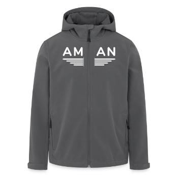 Jordan Amman Fan Outfit T-Shirt Design Gift - Veste softshell homme en polyester recyclé Stanley/Stella - noir - Devant - AI Model Male 185 light (185cm)
