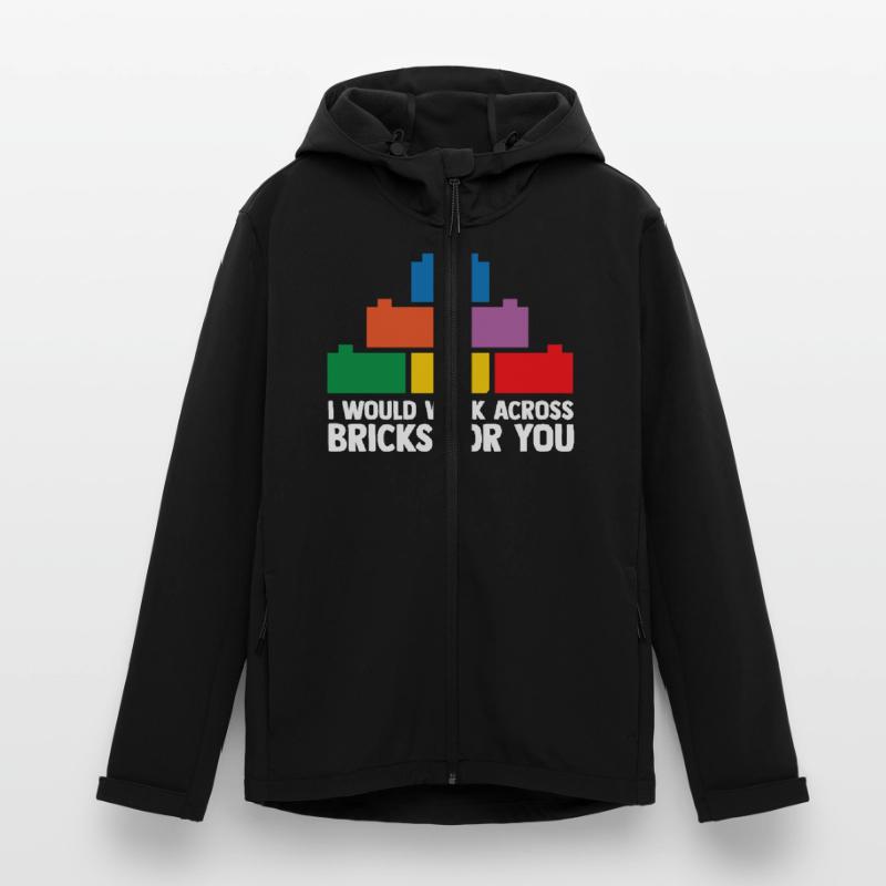 Constructeur de briques Bâtiment en briques Maître constructeur Veste softshell homme en polyester recyclé Stanley/Stella