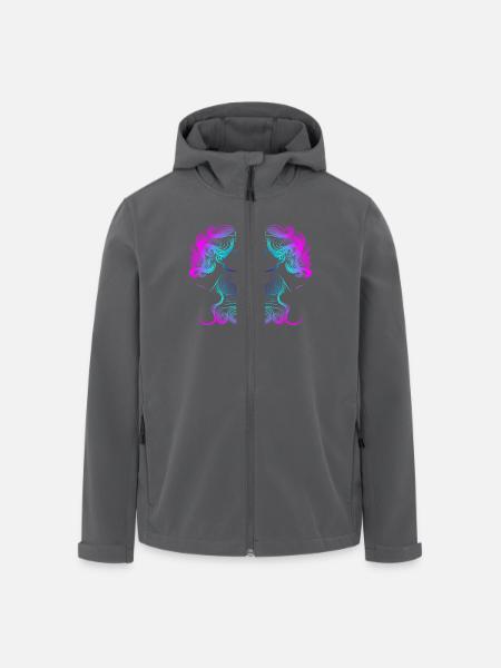 Tvillingerne tegnebræt 1 - Stanley/Stella herre softshelljakke i genanvendt polyester - sort