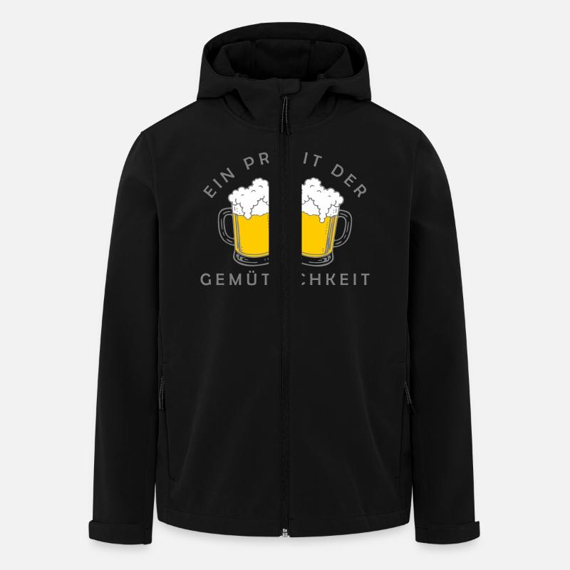 Bier - Ein Prosit der Gemütlichkeit - Veste softshell homme en polyester recyclé Stanley/Stella - noir