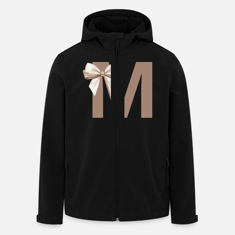 Buchstabe M Knoten - Recycelte Männer Softshell-Jacke von Stanley/Stella - Schwarz