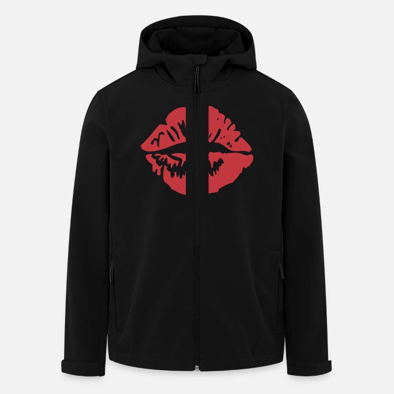 Lips - Recycelte Männer Softshell-Jacke von Stanley/Stella - Schwarz