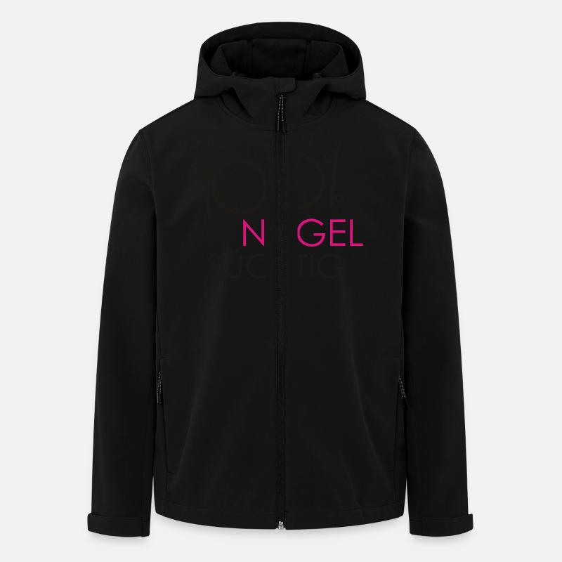 nagelsuechtig - Recycelte Männer Softshell-Jacke von Stanley/Stella - Schwarz
