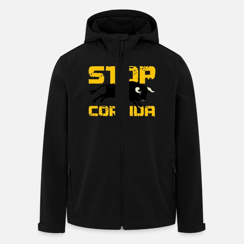 corrida - Recycelte Männer Softshell-Jacke von Stanley/Stella - Schwarz