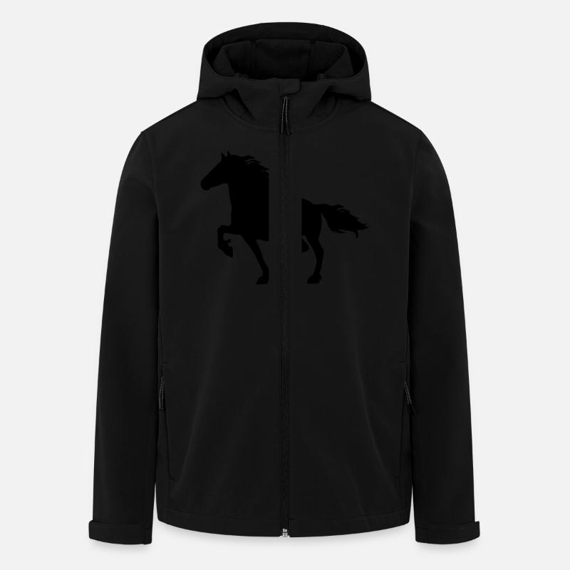 Friese - Recycelte Männer Softshell-Jacke von Stanley/Stella - Schwarz